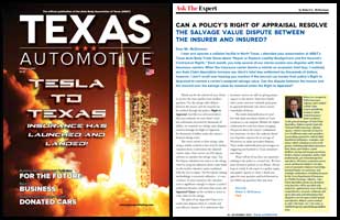 November 2021 Texas Automotive Magazine Robert L McDorman